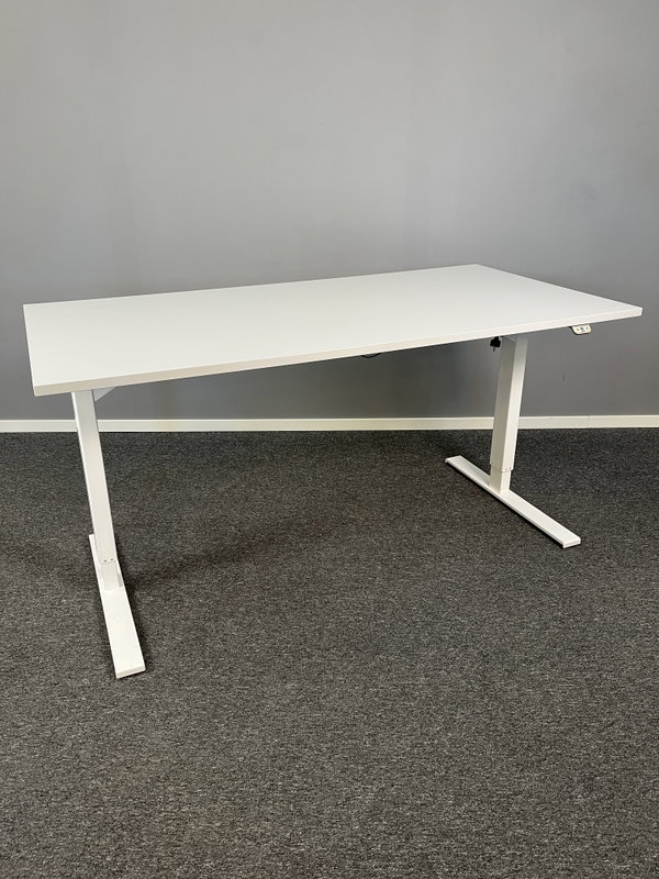 Höj & Sänkbart skrivbord 160cm Edsbyn Ljusgrå