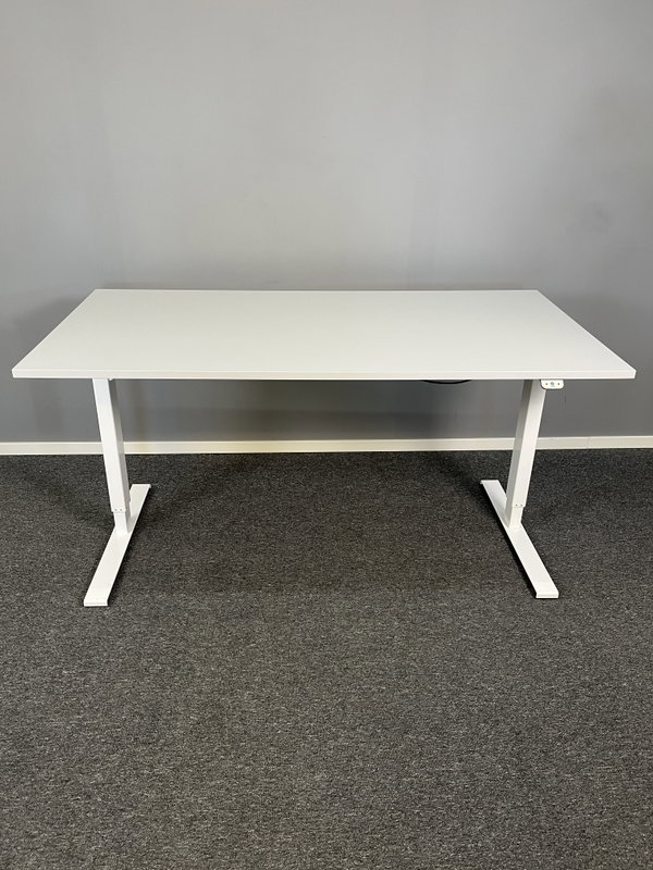 Höj & Sänkbart skrivbord 160cm Edsbyn Ljusgrå