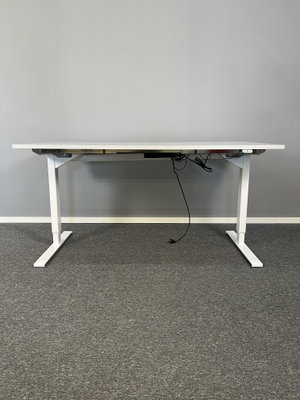 Höj & Sänkbart skrivbord 160cm Edsbyn Ljusgrå