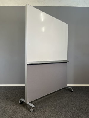 Golvskärm & skrivtavla 146cm Abstracta Alumi Kombi