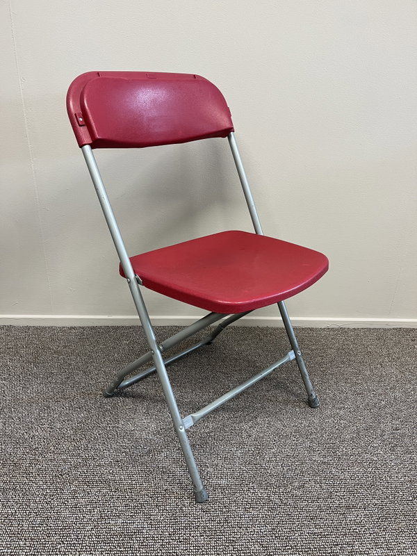 Fällstol VEBA Budget Röd/Grå