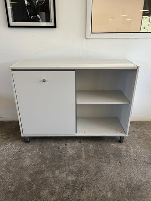 Skjutdörrskåp 120x89cm Vit