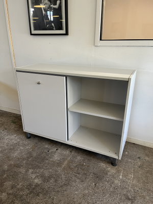 Skjutdörrskåp 120x89cm Vit