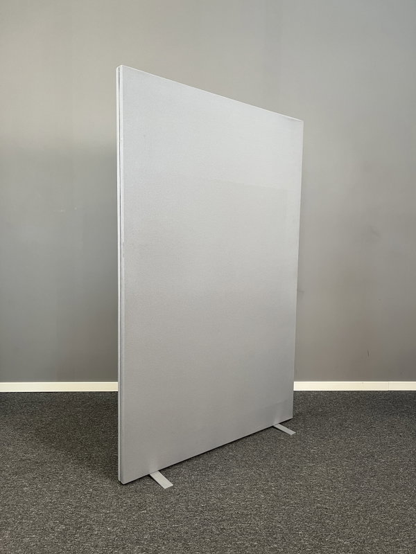 Golvskärmvägg 100x155cm Ljusgrå