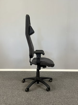 Kontorsstol Ullman Q-Lite Mörkgrå, Nack-kudde skinn