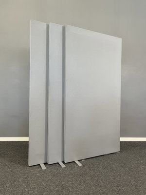 Golvskärmväggar Höjd 155cm. 82/100/120cm Bredd. Ljusgrå