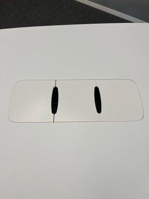 Konferensbord EFG Hide tech 280x110cm Vit