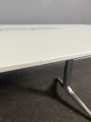 Konferensbord EFG Hide tech 280x110cm Vit