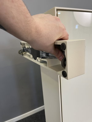 Golvskärmvägg/Glassboard Lintex Unit 120x185cm