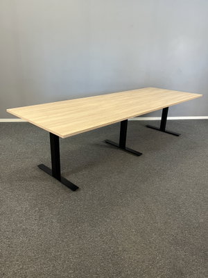 Konferensbord 380x100cm Ek/Svart