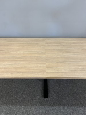 Konferensbord 380x100cm Ek/Svart