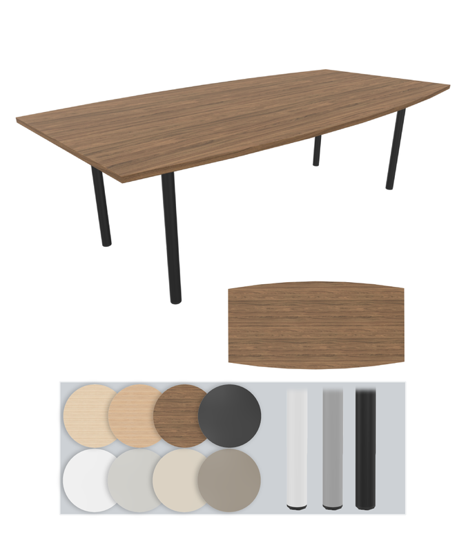 Konferensbord Neat Båtform 240x120cm