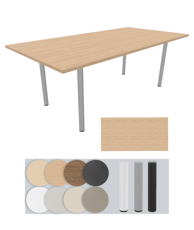 Konferensbord Neat 4kant 200x100cm