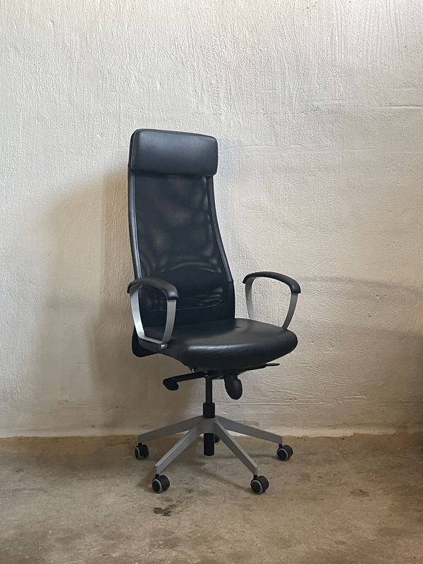 IKEA "Markus" kontorsstol i läder