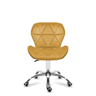 Kontorsstol Freya Ockragul Velour