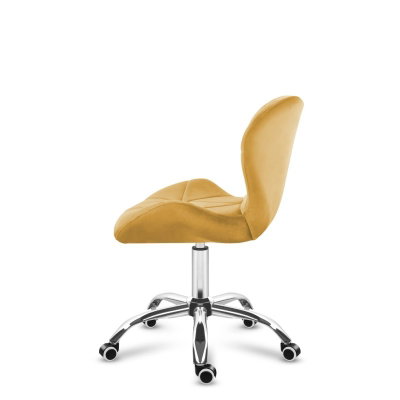 Kontorsstol Freya Ockragul Velour