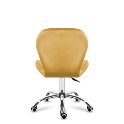 Kontorsstol Freya Ockragul Velour