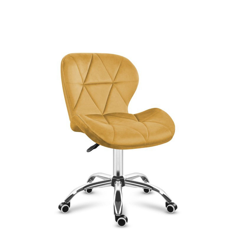 Kontorsstol Freya Ockragul Velour