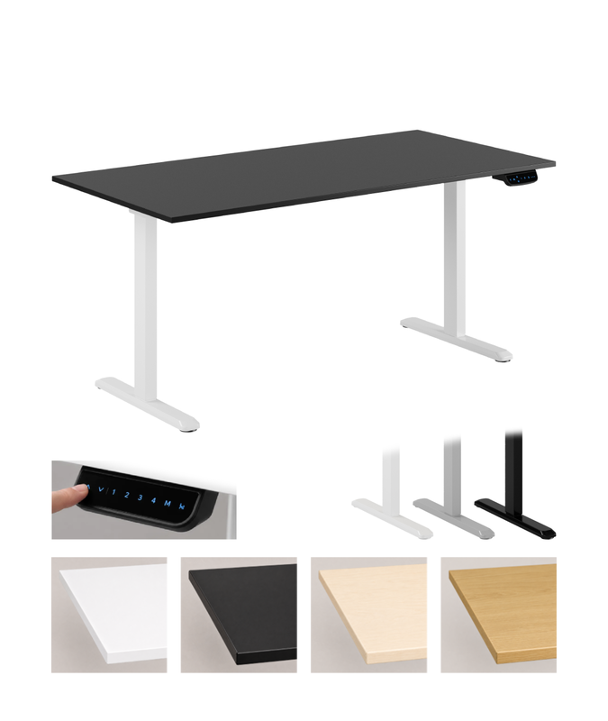 Höj & Sänkbart Skrivbord Workflow 160x80cm