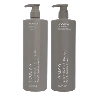L'ANZA Healing Oil Bundle Shampoo 950 ml & Conditioner 950 ml