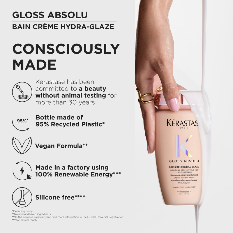 Kérastase Gloss Absolu Bain Crème Hydra-Glaze Shampoo 250 ml