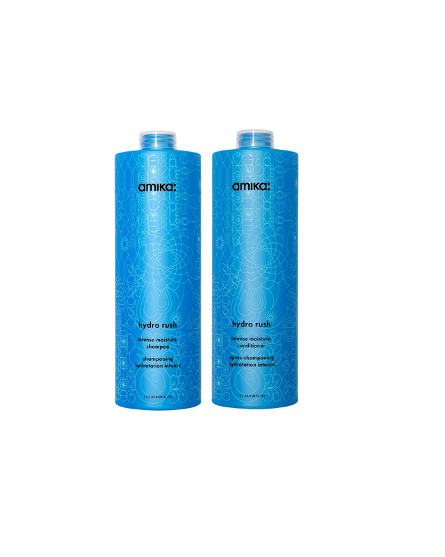 Amika Hydro Rush Duo Shampoo & Balsam 1000 ml