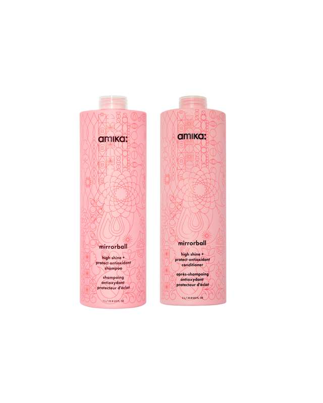 Amika Mirroball Schampo & Balsam 1000 ml