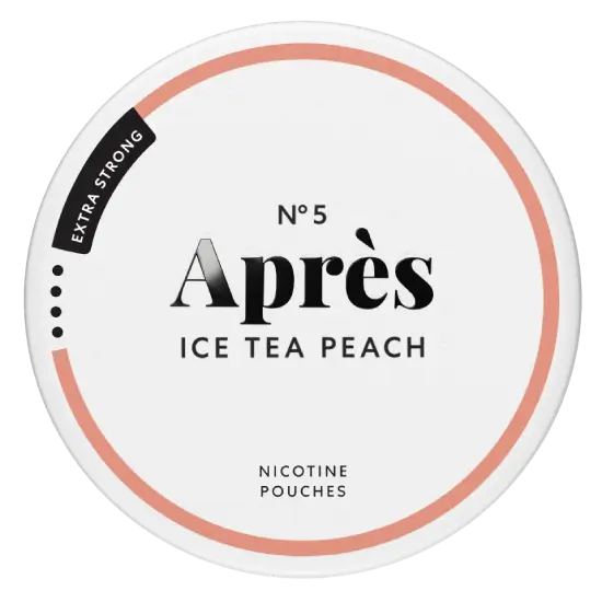 Product poster for Après Ice Tea Peach Extra Strong