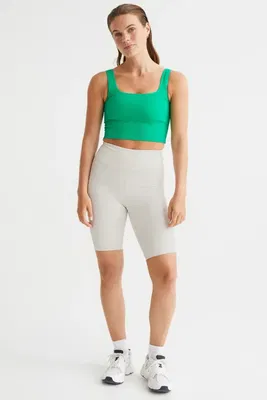 Träningscykelbyxa med ficka