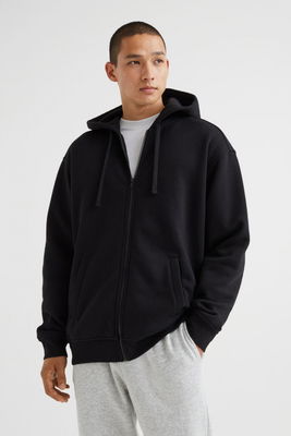 Relaxed Fit Zip-through hoodie
