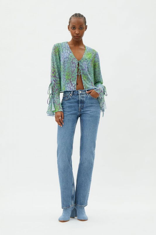 Pin Mid Straight Jeans