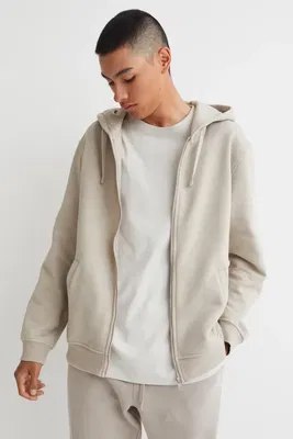 Relaxed Fit Zip-through hoodie