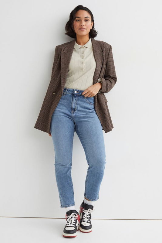 Slim High Ankle Jeans