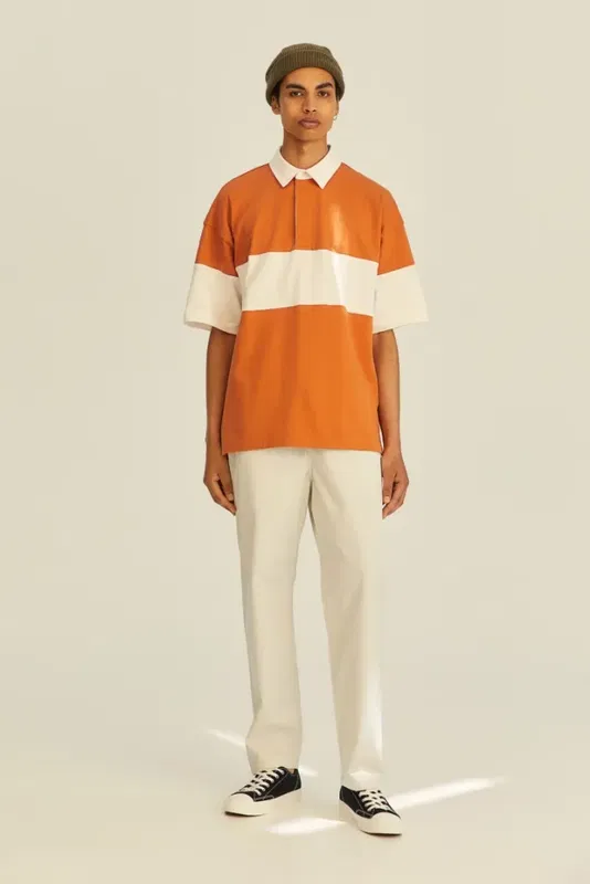 Relaxed Fit Twill pull-on trousers