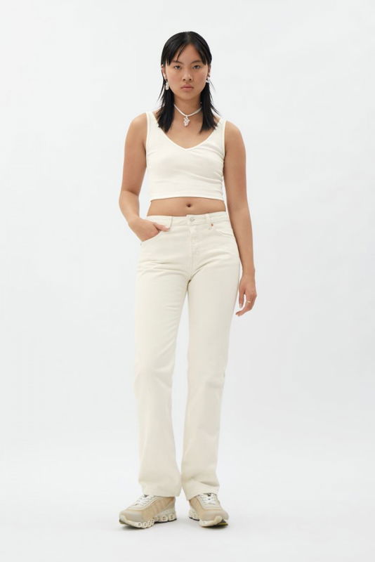 Pin Mid Straight Jeans