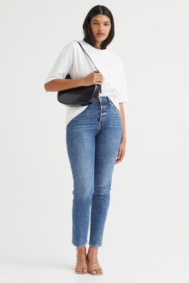 Mom High Ankle Jeans