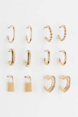 6 pairs earrings