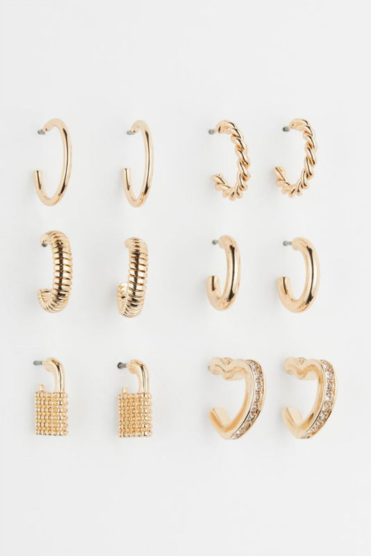 6 pairs earrings