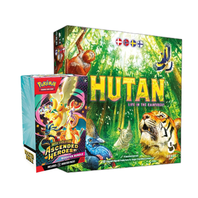 Pokémon Ascended Heroes Booster Bundle + Hutan Life In The Rainforest