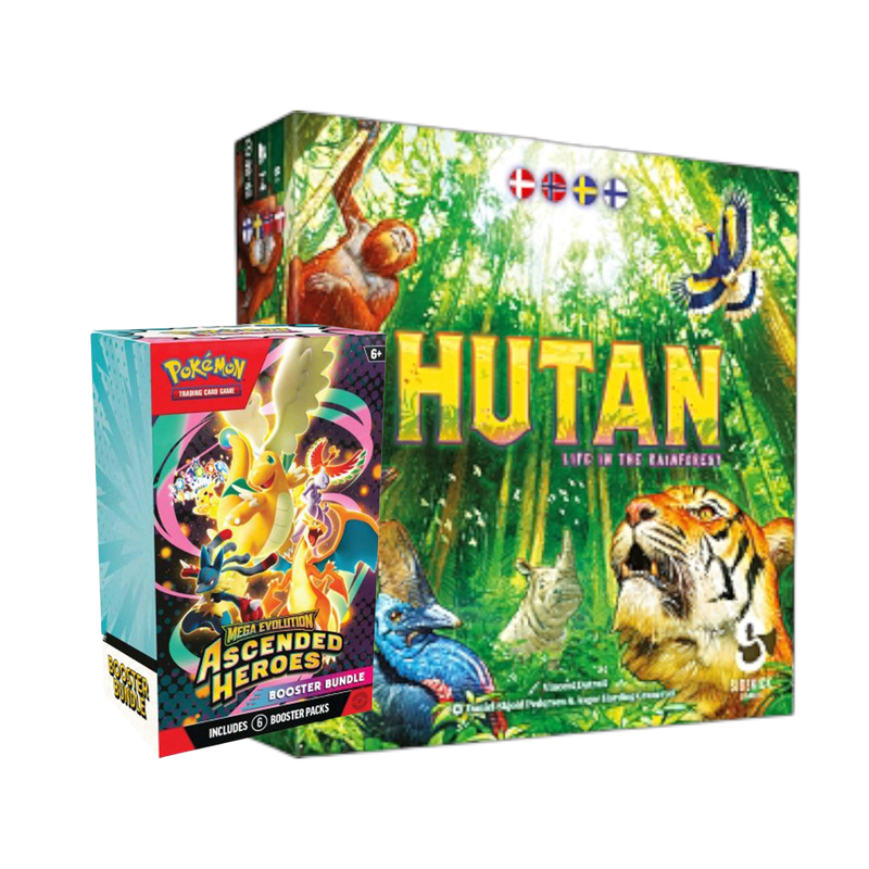 Pokémon Ascended Heroes Booster Bundle + Hutan Life In The Rainforest