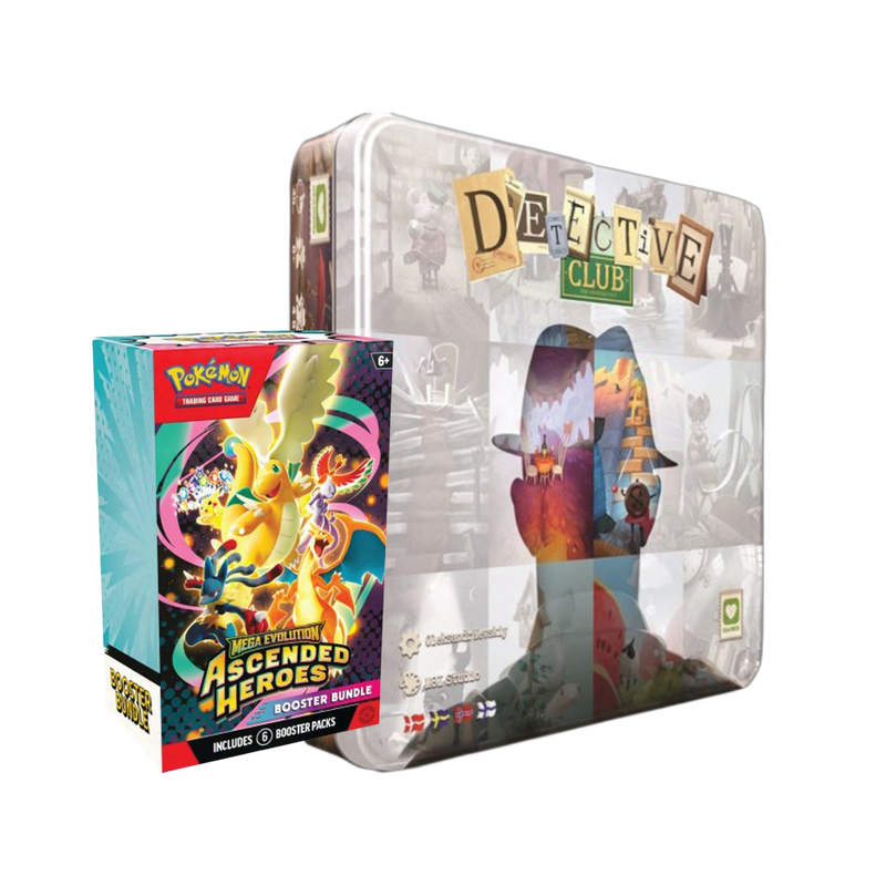 Pokémon Ascended Heroes Booster Bundle + Detective Club