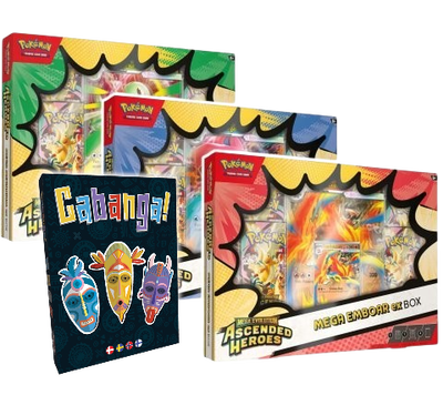 Pokémon Ascended Heroes Mega Ex Box + Cabanga