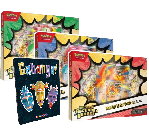 Pokémon Ascended Heroes Mega Ex Box + Cabanga