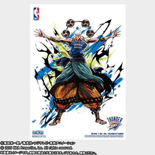 One Piece X NBA - NBA Mini Poster Complete set of 10 Types