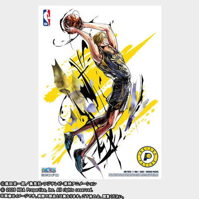 One Piece X NBA - NBA Mini Poster Complete set of 10 Types