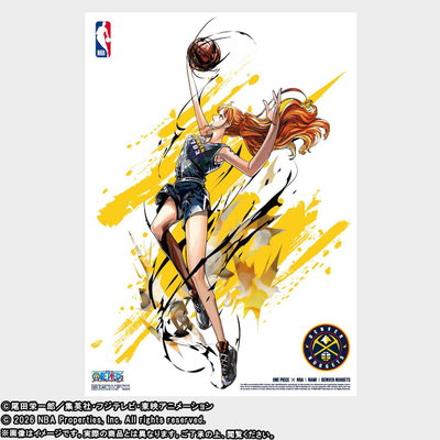One Piece X NBA - NBA Mini Poster Complete set of 10 Types