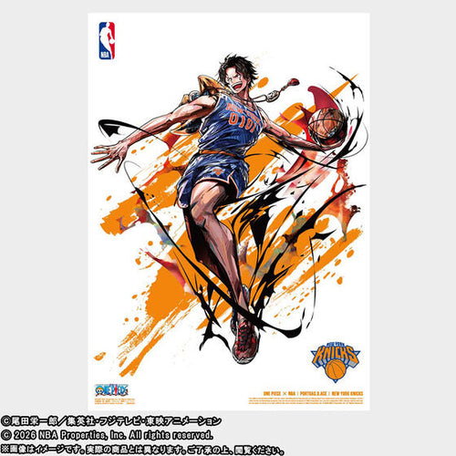 One Piece X NBA - NBA Mini Poster Complete set of 10 Types