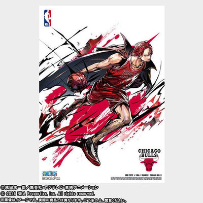 One Piece X NBA - NBA Mini Poster Complete set of 10 Types