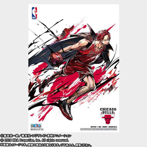 One Piece X NBA - NBA Mini Poster Complete set of 10 Types