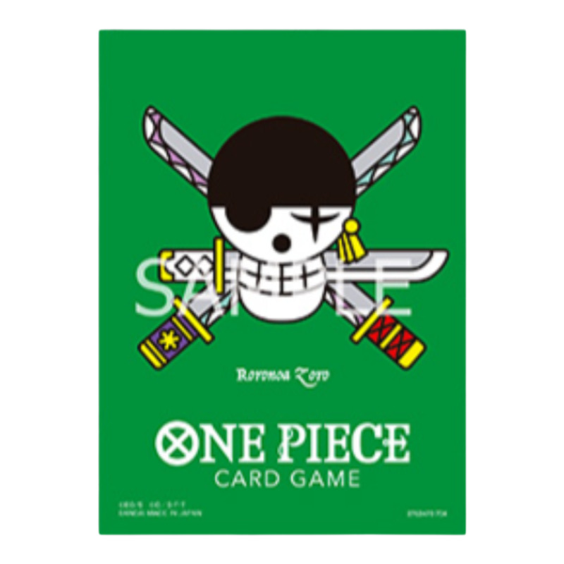 One Piece Card Game Official Sleeves: Premium Matte Roronoa Zoro